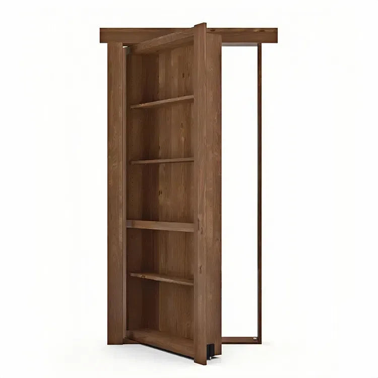 Modern Design Wooden Cabinet Concealed Door and Hidden Bookshelf Door