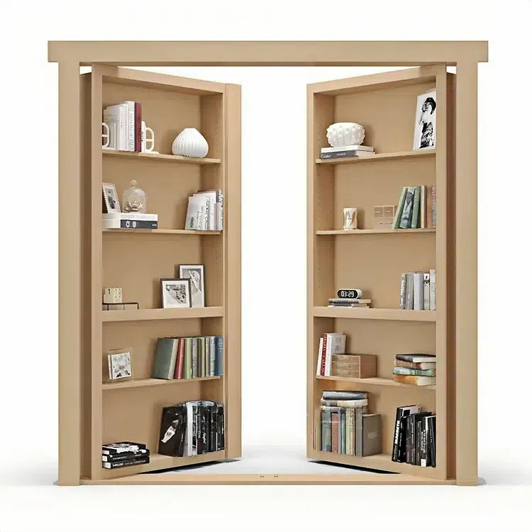 Modern Design Wooden Cabinet Concealed Door and Hidden Bookshelf Door